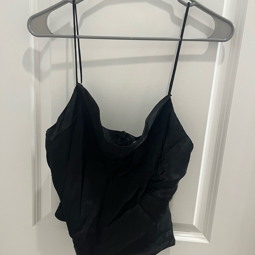 black zara top